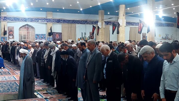 تصاویر/ آیین عبادی سیاسی نماز جمعه شهرستان زابل