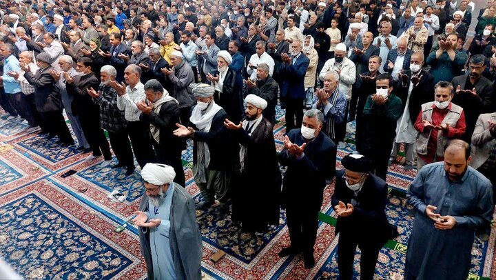 تصاویر/ آیین عبادی سیاسی نماز جمعه شهرستان زابل