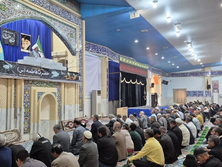 تصاویر/ آیین عبادی سیاسی نماز جمعه شهرستان زابل