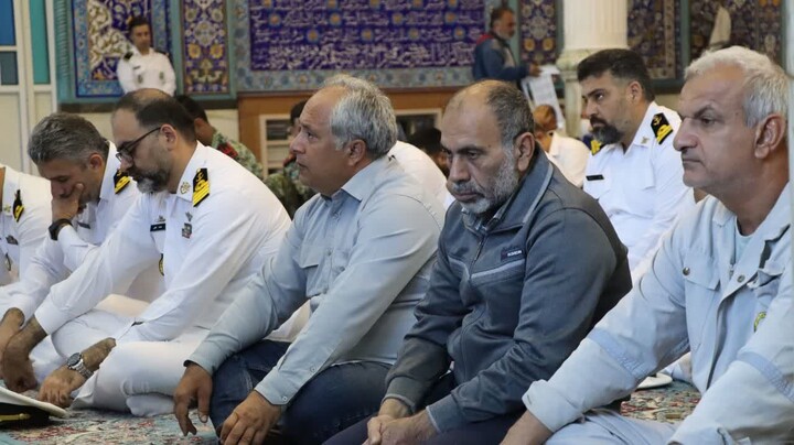 نماز جمعه خارگ به روایت تصویر