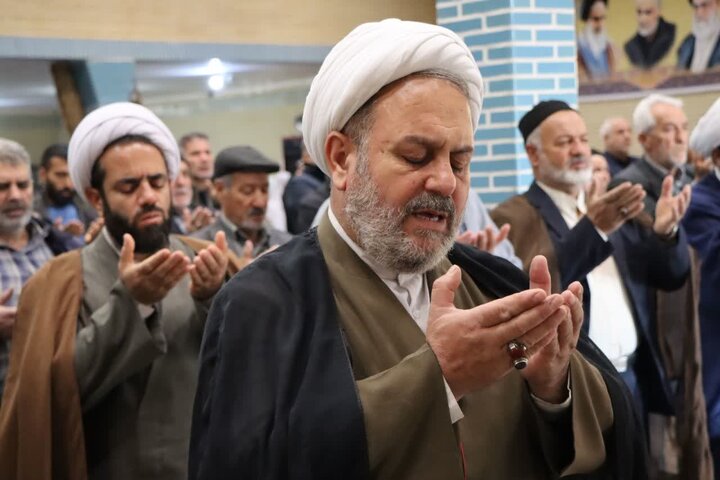 تصاویر/ آیین عبادی سیاسی نماز جمعه نوشین شهر