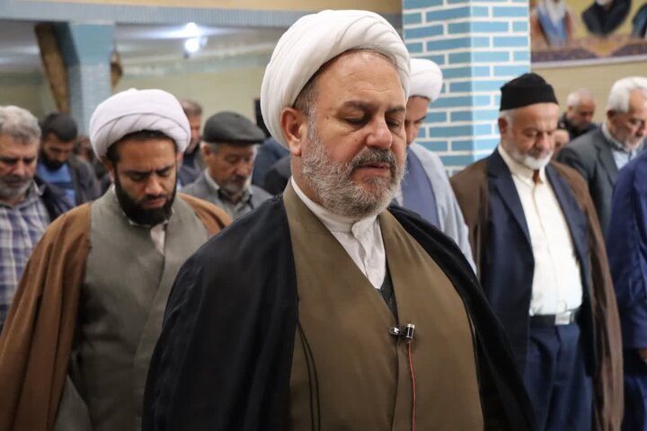 تصاویر/ آیین عبادی سیاسی نماز جمعه نوشین شهر