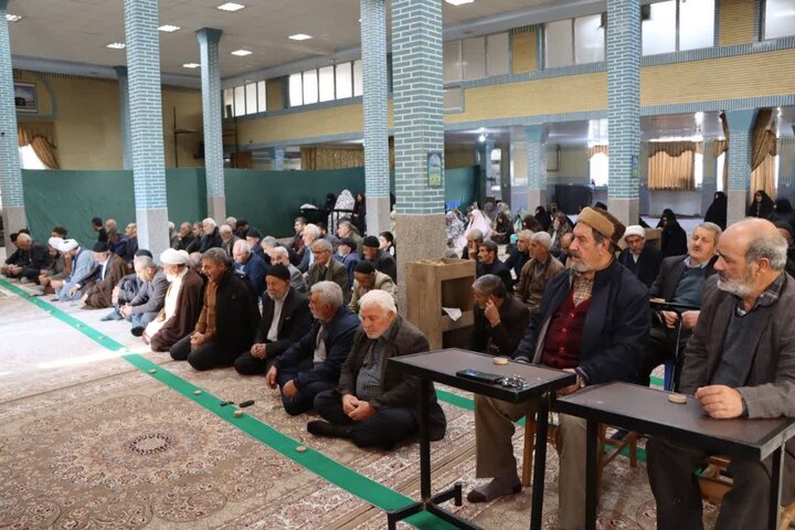 تصاویر/ آیین عبادی سیاسی نماز جمعه نوشین شهر