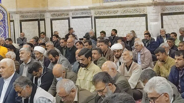 تصاویر/ اقامه نماز جمعه شهر بم