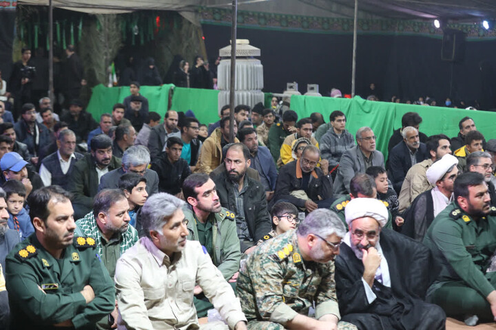 تصاویر/ برگزاری نخستین سالگرد تدفین شهید گمنام در پارک بزرگ شهر