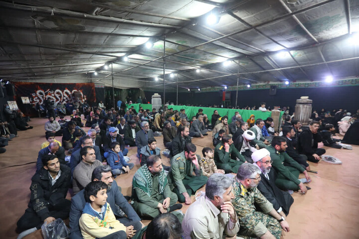 تصاویر/ برگزاری نخستین سالگرد تدفین شهید گمنام در پارک بزرگ شهر