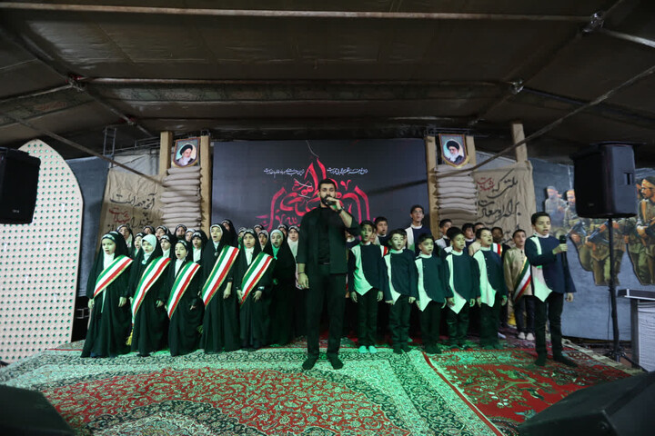 تصاویر/ برگزاری نخستین سالگرد تدفین شهید گمنام در پارک بزرگ شهر