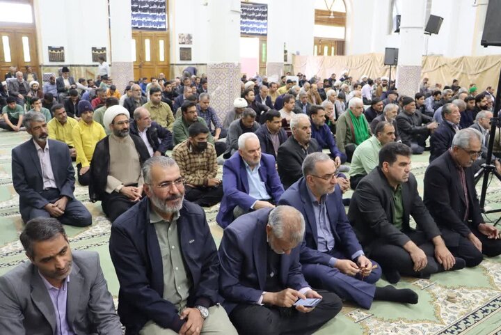 تصاویر/ برگزاری نماز جمعه شهرستان بافق