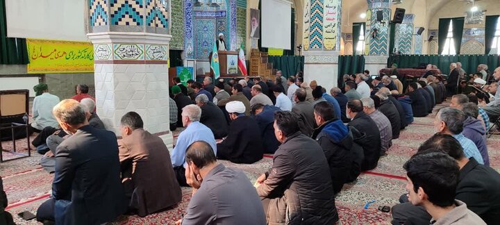 تصاویر/ برگزاری نماز جمعه شهرستان بهاباد