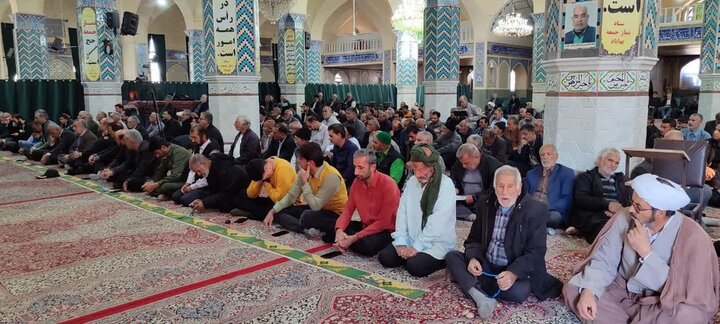 تصاویر/ برگزاری نماز جمعه شهرستان بهاباد