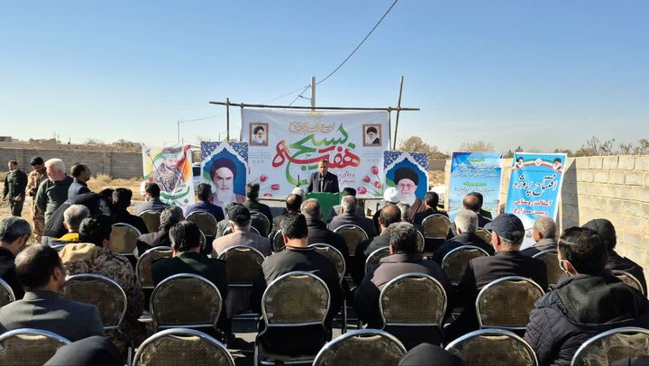 تصاویر/ افتتاح پروژه آسفالت روستایی گاریز سفلی تا حاجی‌آباد با حضور امام جمعه گاریزات