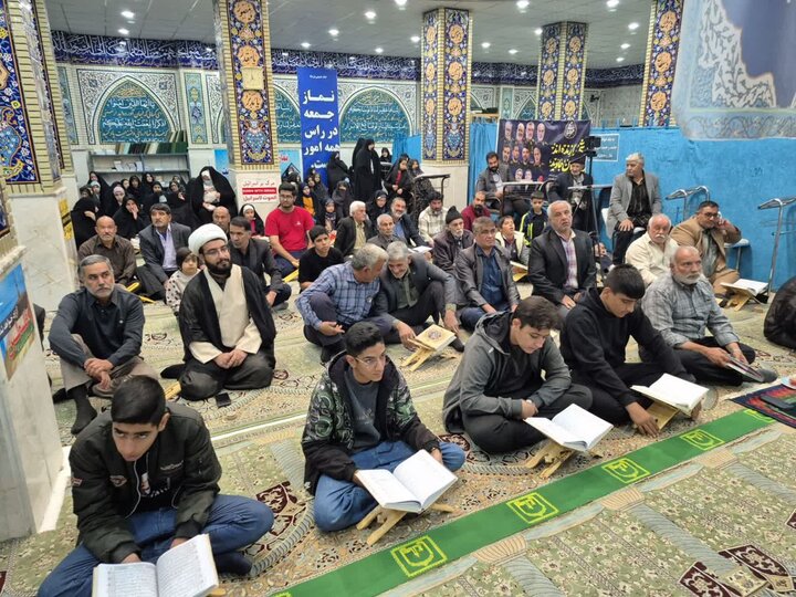 تصاویر/ اقامه نماز جمعه شهر پاریز