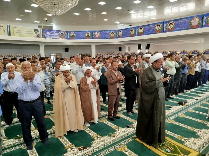 نمازجمعه امروز شهر عسلویه به روایت تصاویر