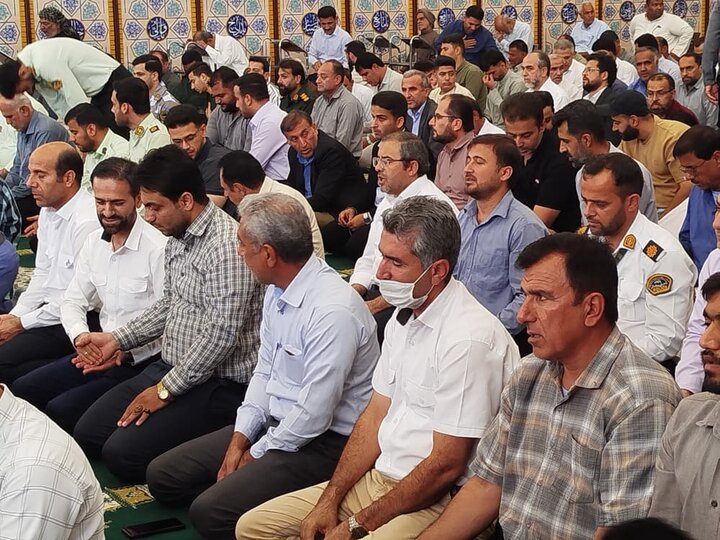 نمازجمعه امروز شهر عسلویه به روایت تصاویر