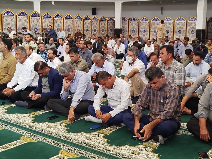 نمازجمعه امروز شهر عسلویه به روایت تصاویر