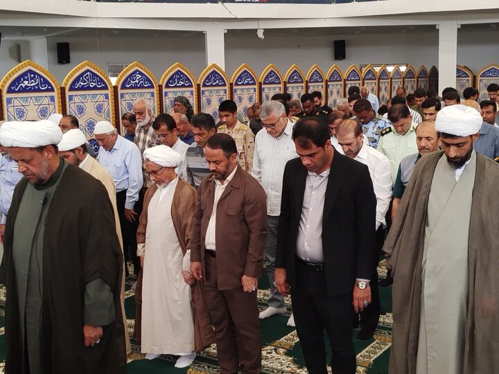 نمازجمعه امروز شهر عسلویه به روایت تصاویر