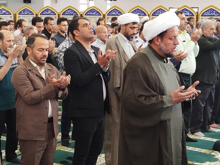 نمازجمعه امروز شهر عسلویه به روایت تصاویر