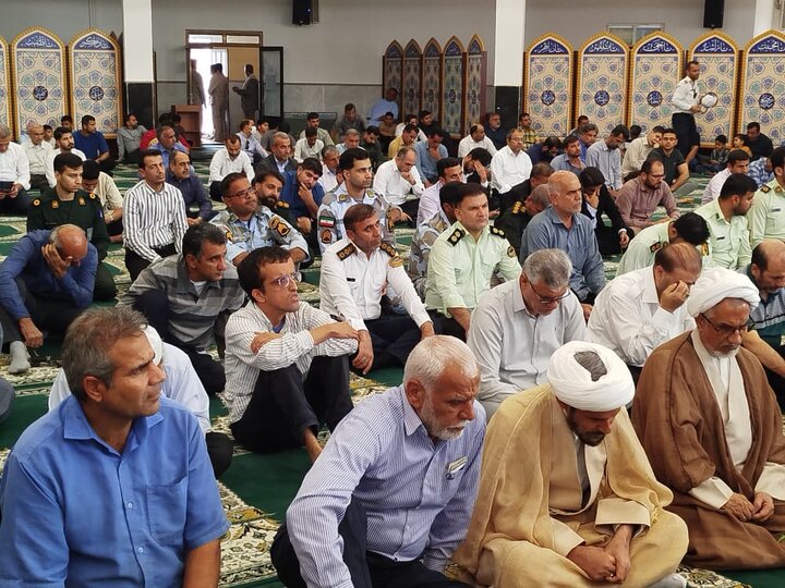 نمازجمعه امروز شهر عسلویه به روایت تصاویر