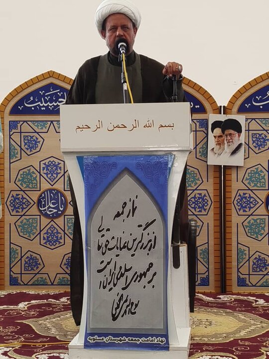 نمازجمعه امروز شهر عسلویه به روایت تصاویر