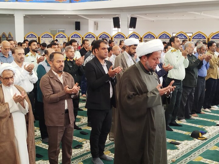 نمازجمعه امروز شهر عسلویه به روایت تصاویر