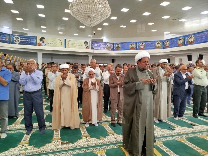 نمازجمعه امروز شهر عسلویه به روایت تصاویر