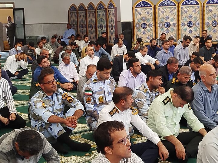 نمازجمعه امروز شهر عسلویه به روایت تصاویر