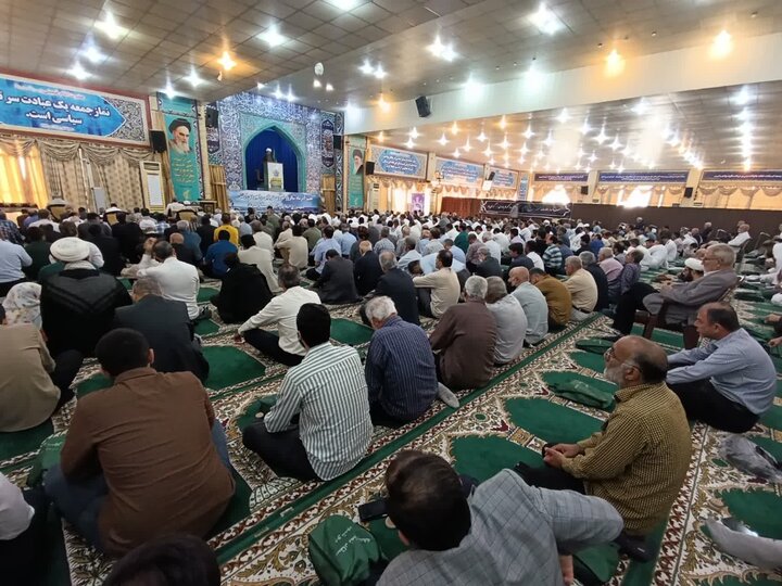 تصاویر/ آیین عبادی سیاسی نمازجمعه امروز شهر دارالحماسه بوشهر