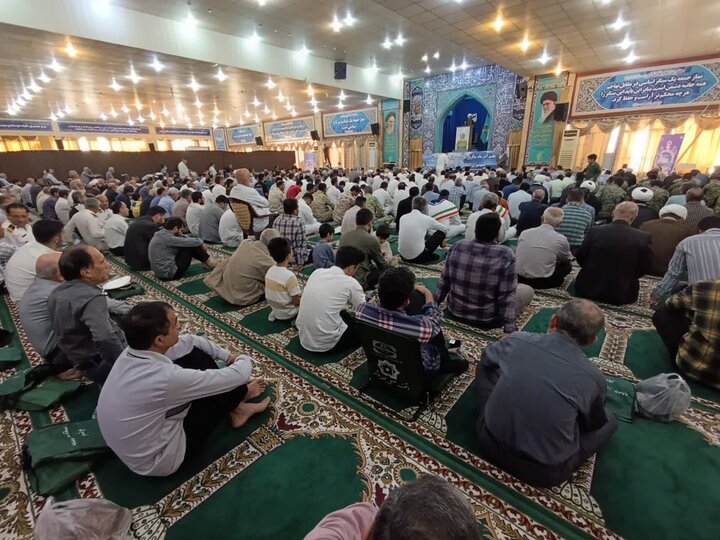 تصاویر/ آیین عبادی سیاسی نمازجمعه امروز شهر دارالحماسه بوشهر