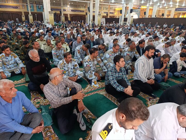 تصاویر/ آیین عبادی سیاسی نمازجمعه امروز شهر دارالحماسه بوشهر