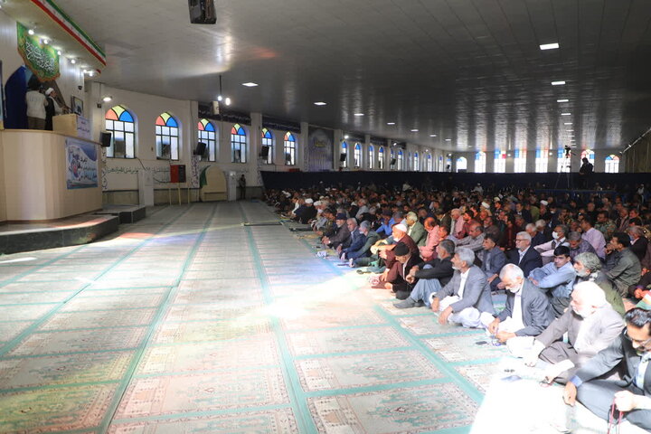 تصاویر/ آیین عبادی سیاسی نماز جمعه زاهدان