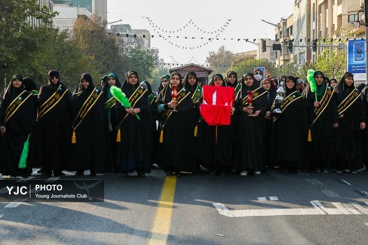 تصاویر/ اجتماع بزرگ خانوادگی «حجاب فاطمی»