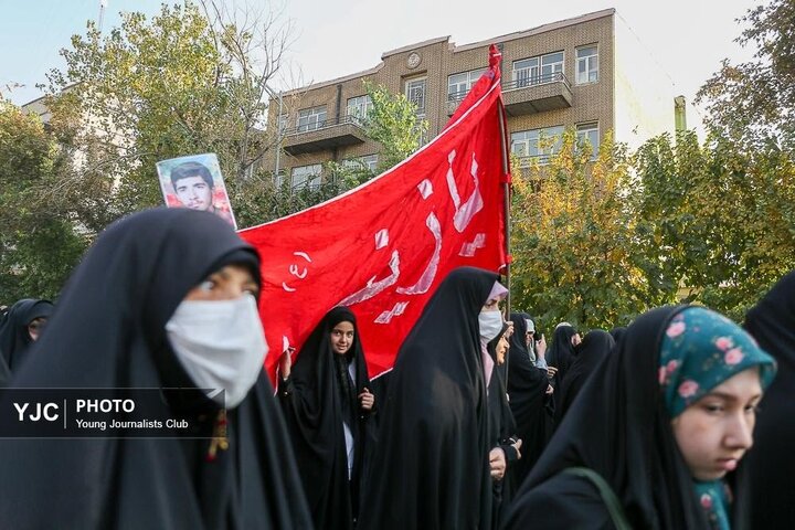 تصاویر/ اجتماع بزرگ خانوادگی «حجاب فاطمی»