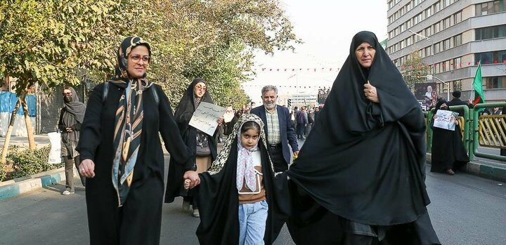 تصاویر/ اجتماع بزرگ خانوادگی «حجاب فاطمی»