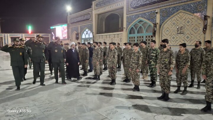 تصاویر/ اجتماع و رزمایش اقتدار بسیجیان در آستان مقدس امامزاده شاه سیدعلی(ع)قم