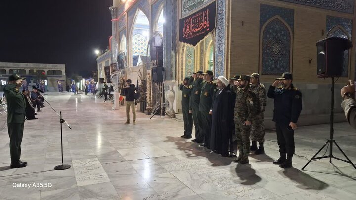 تصاویر/ اجتماع و رزمایش اقتدار بسیجیان در آستان مقدس امامزاده شاه سیدعلی(ع)قم