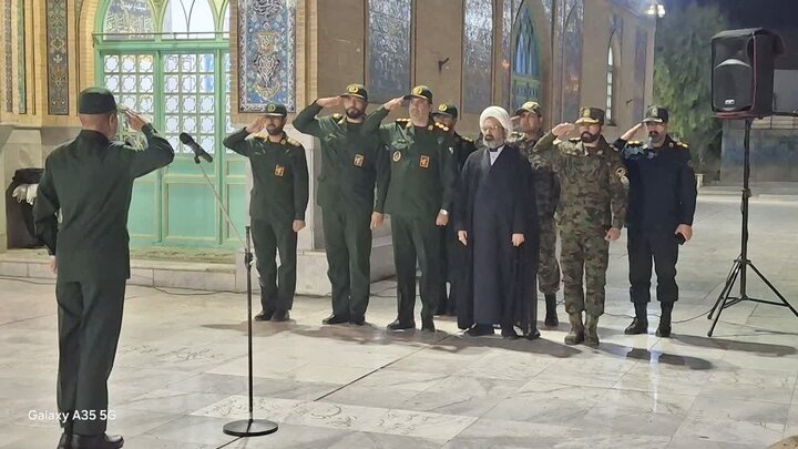 تصاویر/ اجتماع و رزمایش اقتدار بسیجیان در آستان مقدس امامزاده شاه سیدعلی(ع)قم