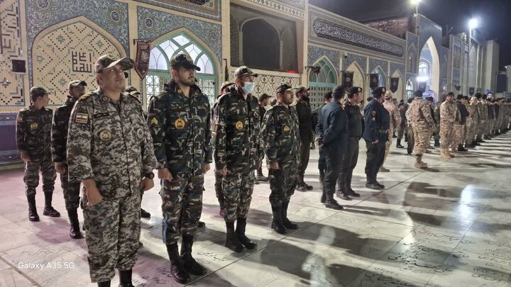 تصاویر/ اجتماع و رزمایش اقتدار بسیجیان در آستان مقدس امامزاده شاه سیدعلی(ع)قم