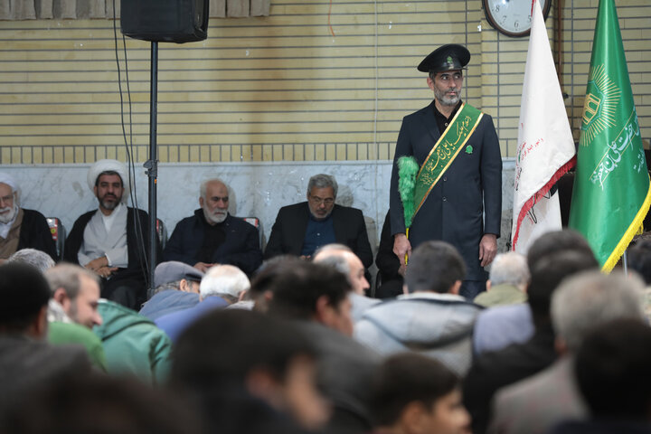 تصاویر/ همایش گرامیداشت هفته بسیج در آستان مقدس امامزاده علی بن جعفر(ع)