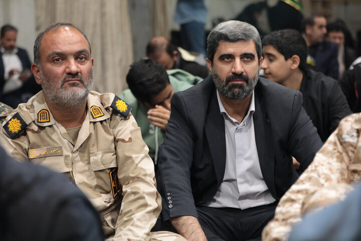 تصاویر/ همایش گرامیداشت هفته بسیج در آستان مقدس امامزاده علی بن جعفر(ع)