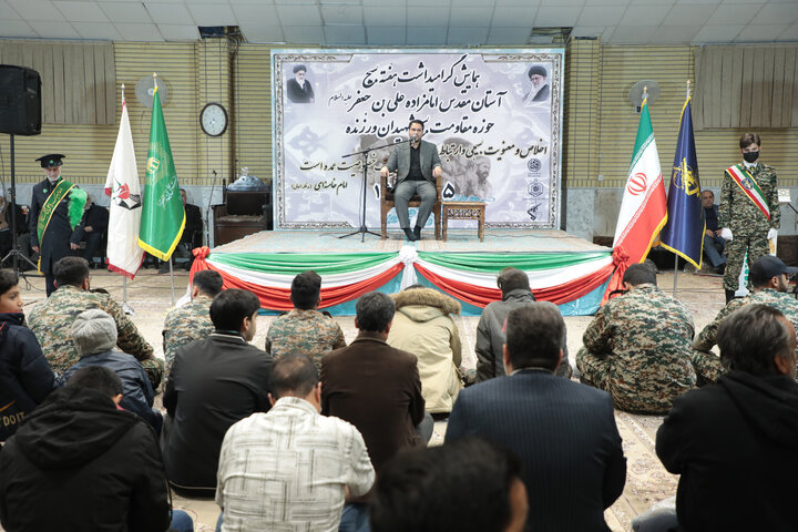 تصاویر/ همایش گرامیداشت هفته بسیج در آستان مقدس امامزاده علی بن جعفر(ع)