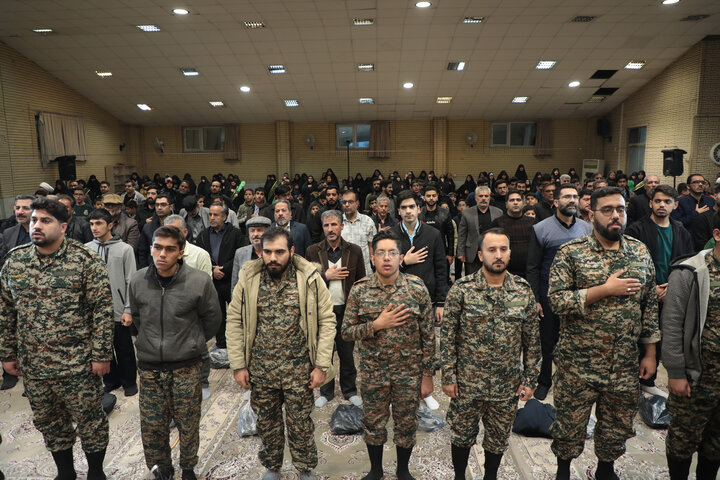 تصاویر/ همایش گرامیداشت هفته بسیج در آستان مقدس امامزاده علی بن جعفر(ع)