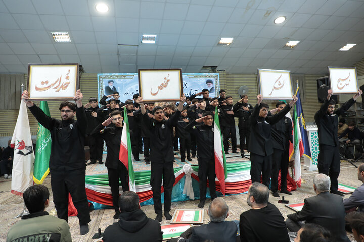 تصاویر/ همایش گرامیداشت هفته بسیج در آستان مقدس امامزاده علی بن جعفر(ع)