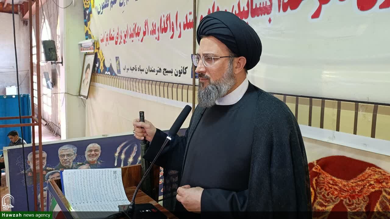 تأکید امام جمعه سراب بر نقشه راه رهبری و نمایش قدرت مقاومت