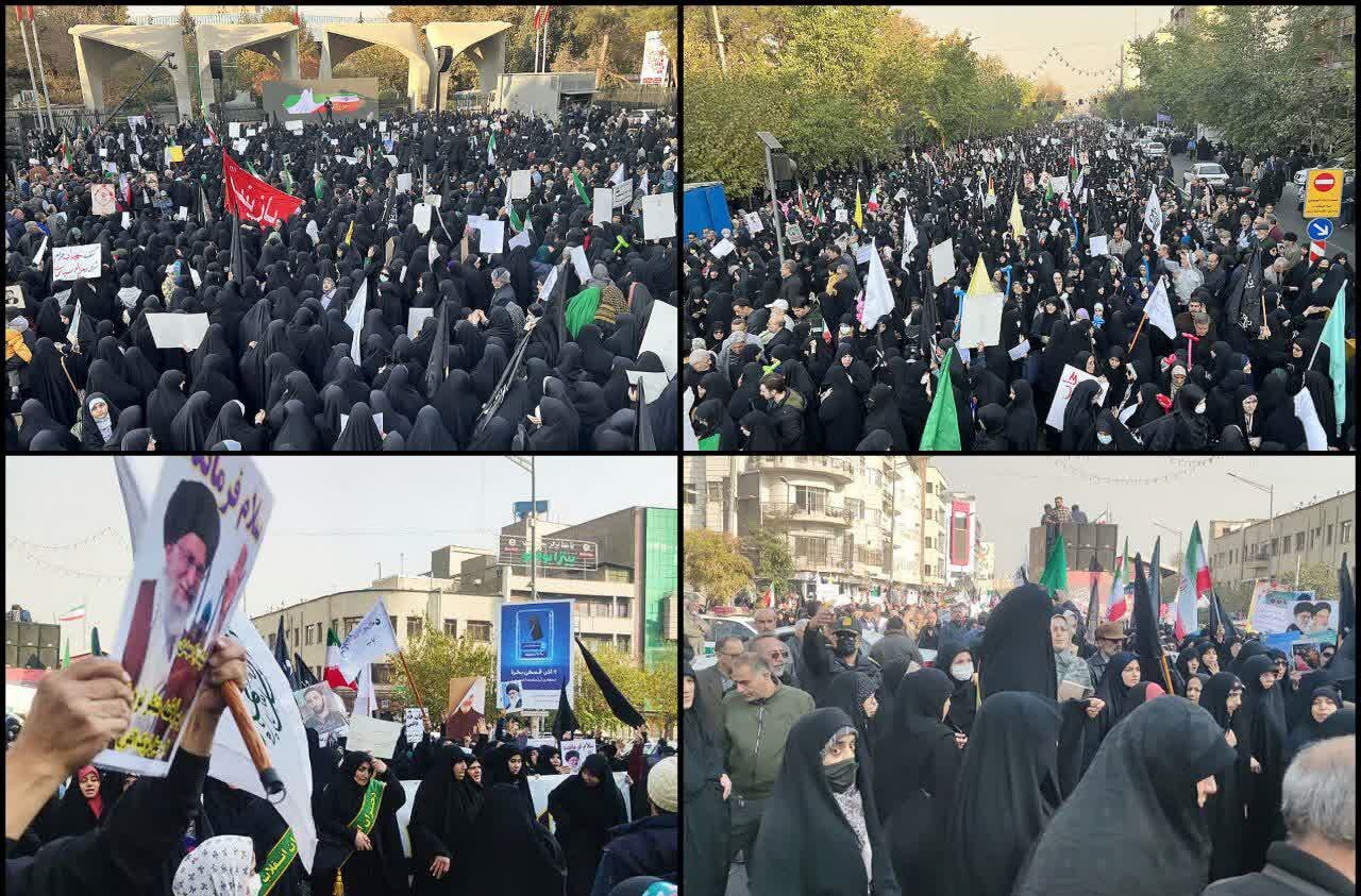 فیلم/ تجمع بزرگ حجاب فاطمی در تهران