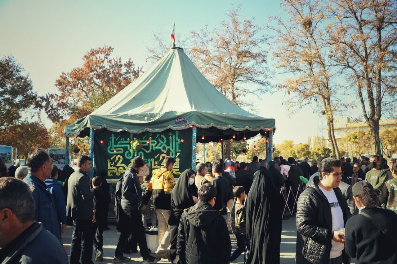 فیلم| فعالیت موکب پارک شهدای گمنام اراک