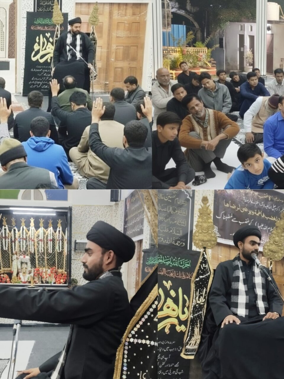 امام بارگاہ حسینی لکھنؤ میں مجالسِ فاطمی کا عظیم الشان انعقاد