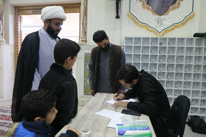 تصاویر دیدار مدیر حوزه های علمیه با طلاب و روحانیون ایرانی مقیم نجف اشرف