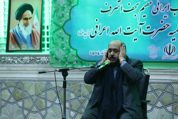 تصاویر دیدار مدیر حوزه های علمیه با طلاب و روحانیون ایرانی مقیم نجف اشرف