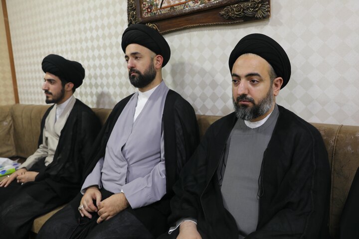 دیدار آیت الله اعرافی با برخی از اساتید حوزه علمیه نجف اشرف