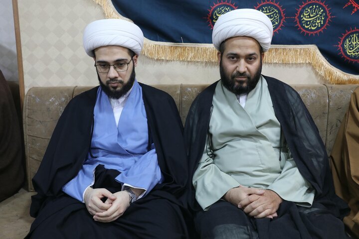 دیدار آیت الله اعرافی با برخی از اساتید حوزه علمیه نجف اشرف